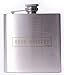 Hip Flask: by Good Whiskey With Stainless Steel Shot Glasses, No Spill Hip Flask Funnel and Gift Box