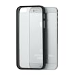 iProtect Premium Bumper / Schutzh�lle / Case / Skin f�r das iPhone 5 aus hochwertigem TPU in SCHWARZ / black in der " Protective Case Edition"