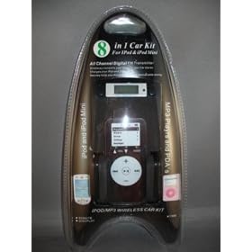 8 in 1 Car Kit FM Transmitter Remote Holder for Apple iPhone by 