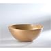 Gold Scroll Design 60 ounce Plastic Serving Bowl - 8 x 3