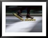 In-line Skating Framed Art Poster Print, 31x25