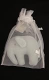 Gisela Graham Knitted Elephant Baby Toy - Blue