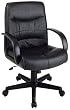 Mid Back Leather Executive Chair By Office Star