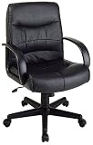 Mid Back Leather Executive Chair By Office Star