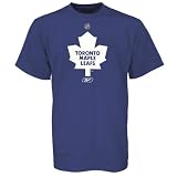 Reebok Toronto Maple Leafs Navy Blue Primary Logo T-shirt