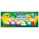 Crayola Washable Kids Paint set of 10 Bottles (2 fl oz/59mL)
