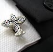 WW II Airplane Spitfire Cufflinks Cuff Links