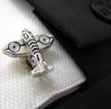 WW II Airplane Spitfire Cufflinks Cuff Links