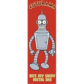 GB eye Ltd, Futurama, Bite My, Door Poster, (53x158cm) DP0156