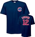 Alfonso Soriano Majestic Name and Number Navy Chicago Cubs T-Shirt