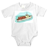 Baby clothes with transport, shipping, ship, cargo, boat