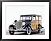 1933 Ford Deluxe V-8 Station Wagon Framed Art Poster Print, 31x25