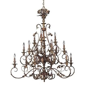 Progress Lighting Elysian Ceiling Chandelier P4028-02 Golden Brandy by Progress Lighting