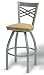 Grand Rapids Chair 6533BS Melissa Anne Cross Back Swivel Barstool (24" - 36" Seats)