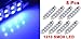 uxcell 8PCS 41mm 8-SMD Blue Festoon Dome Light LED Bulbs
