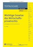 Produkt-Bild: Wichtige Gesetze des Wirtschaftsprivatrechts