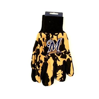 MLB Officially Licensed Team Colored Camo Work Utility Gloves