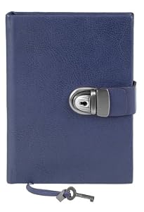 The Secret Diary Journal, Lined, Key and Lock Closure, Blue