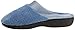 On Your Feet Women's Micro Terry PillowStep Satin Cuff Clog Denim Large 8.5-9