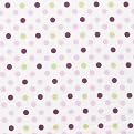Tiddliwinks Fitted Crib Sheet- Plum Butterfly