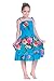 Girl Hawaiian Luau Dress in Turquoise in Various Styles