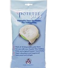 Disposable Fold-Away Potty Liners - 10pk