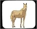 Decorated Mouse Pad with domestic, mare, horse, stallion, hingst, equine, livestock, animal