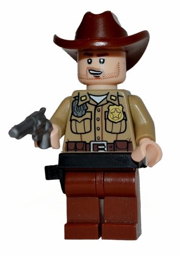 Buy Lego Rick Grimes Figure (Custom)- The Walking Dead
