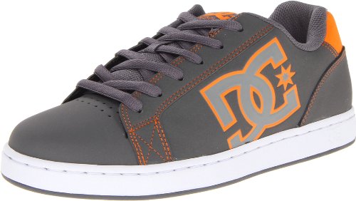 DC Men's Serial Sneaker,Grey/Orange,12 M US On Sale