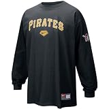 Nike Pittsburgh Pirates Black Practice Long Sleeve T-shirt