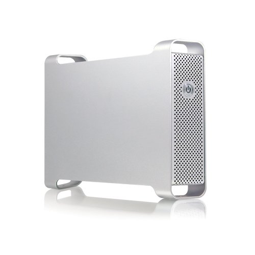Macally Hi-Speed eSATA/FireWire/USB 2.0 Storage Enclosure for 3.5-Inch SATA Hard Disk G-S350SUAB2 (Silver)