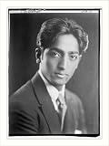 Newswire Photo (S): J. Krishnamurti