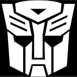 TRANSFORMERS AUTOBOT - Car, Truck, Notebook, Vinyl Decal Sticker #1036 | Vinyl Color: White