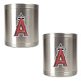 Los Angeles Angels 2-Piece Stainless Steel Can Holder Set (Primary Logo)