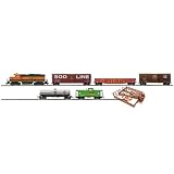Trainline Big Sky Express Diesel Freight Set with Bachmann EZ Track Burlington Northern... by Trainline