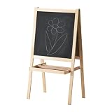 Folding 2 Sided Easel, Softwood Whiteboard, Length 43cm X width 62cm X Height 118cm