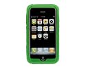 3 items - Green Silicone Skin Case for Apple iPhone 3G Series, adjustable armband, and Screen Protector with cleaning cloth Exclusively at Roos Brews