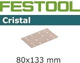 Festool 3-5/32" X 5-1/4" P40-Grit "Cristal" Abrasive Sheets (5 Pk) 494052