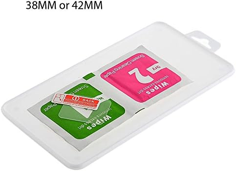 42MM Apple Watch HD Tempered Glass Screen Protector - Ultra Thin Glass - Maxmimum Protection From Scratches, Drops, Marks, Scuffs (Warranty Included) - iWatch Accessories iWatch Protector