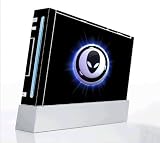 Neon Alien Decorative Protector Skin Decal Sticker for Nintendo Wii Console