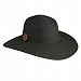 Wide Brim Sun Hat Black