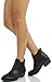 Soda Women's Chelsea Faux Leather Elastic Side Panel Ankle Boots Dress, Black, 6 M US