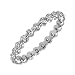 14k White or Yellow Gold Shared Prong Diamond Eternity Band (1 cttw, H-I Color, SI2 Clarity)