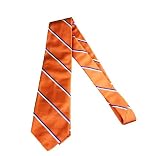 Polo Ralph Lauren Hand Made Silk Tie Striped Orange Blue/ White 1673491