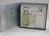 Eternity By Calvin Klein Women's 3.4 EDP, 0.5 EDP & 6.7 Body Lotion Gift Set