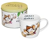 from Churchill China Churchill China Cheeky Monkey Mug, Fine China, Gift Tin (Model whoa00061)
