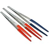3 Long Tweezers Jewelers Cleaning Sewing Hand Tools