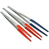 3 Long Tweezers Jewelers Cleaning Sewing Hand Tools by Findingking