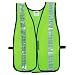Cordova V121W Mesh Vest 2-Inch Reflective Tape, Velcro Closure, Lime, Large