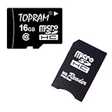 Topram 16GB 16G Class 10 C10 microSD microSDHC SDHC Extreme Speed Memory Ca ....